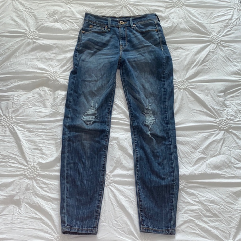 Junior Levi’s High-Rise Ankle Jeggings Size 3